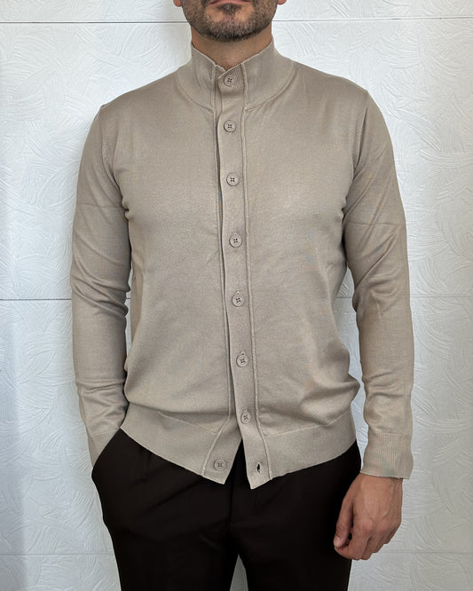 CARDIGAN LUPETTO " UGF 4007" BEIGE
