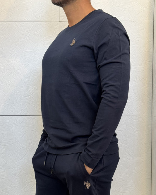 T-SHIRT M.LUNGA " JOEL 168004" BLU