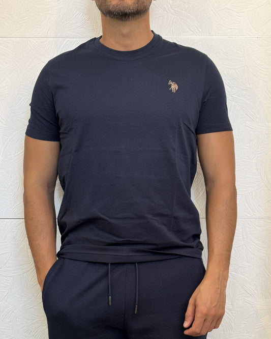 T-SHIRT M.CORTA " LUCA 154013" BLU