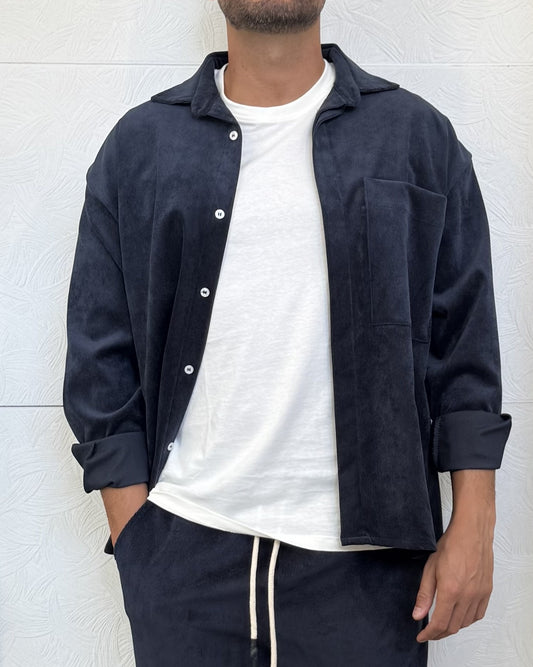 CAMICIONE " 5862" BLU