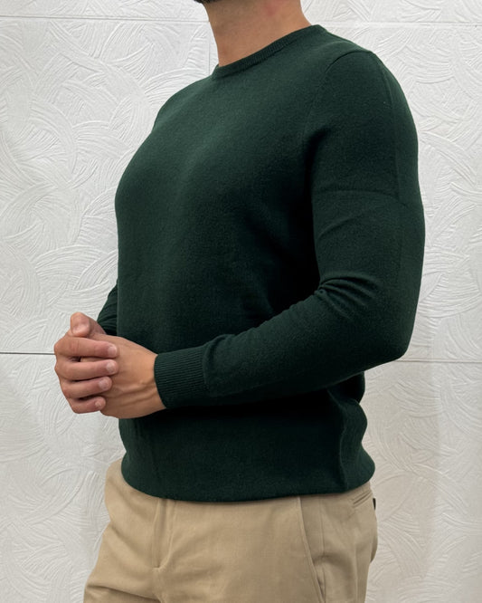 MAGLIA GIROCOLLO " UGF 4083" VERDE