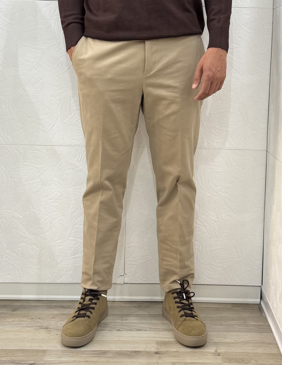 PANTALONE CHINO " P200 3212 52" BEIGE