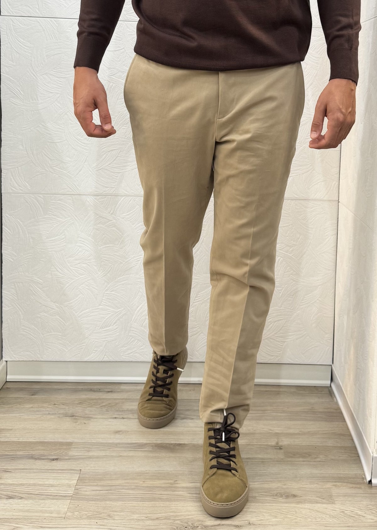 PANTALONE CHINO " P200 3212 52" BEIGE