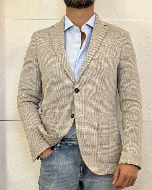 GIACCA QUADRO " EGIC P080 05" BEIGE
