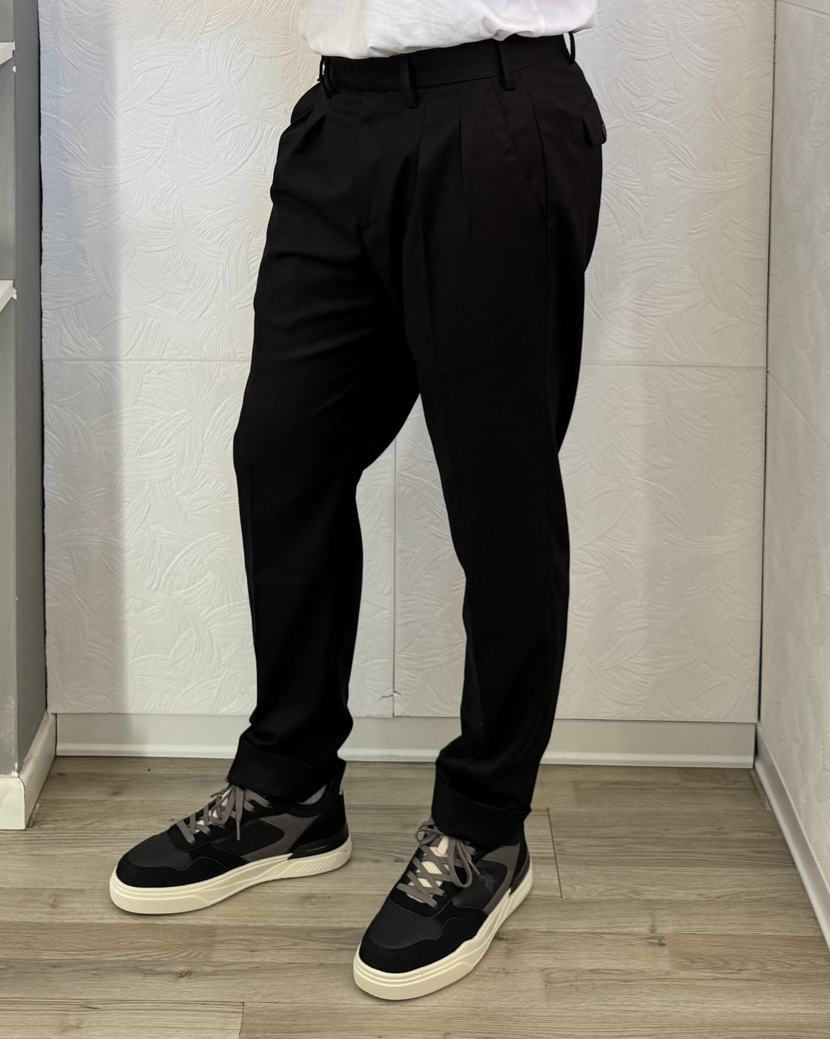 PANTALONE CHINO " A900 2015" NERO