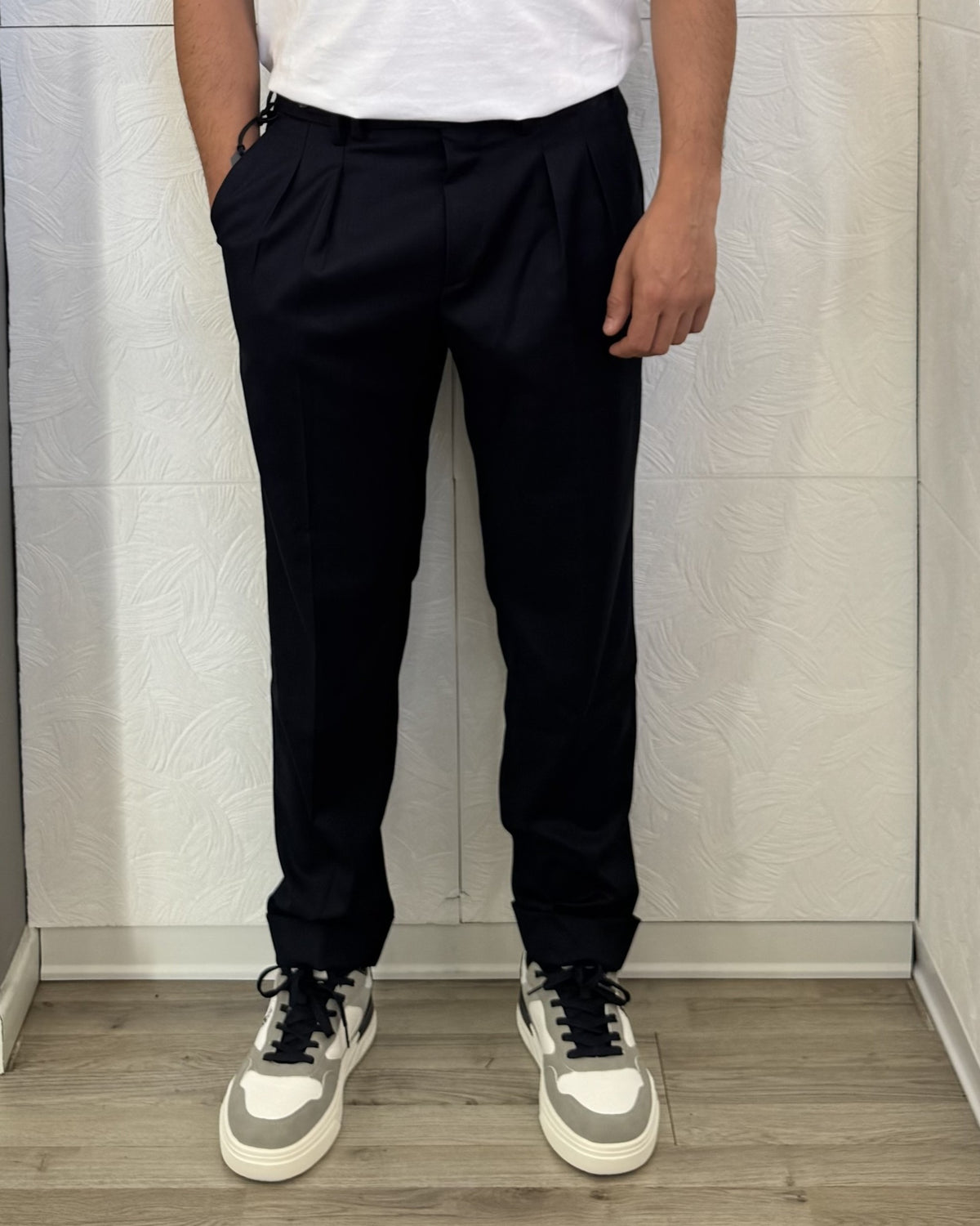 PANTALONE CHINO " A900 2015" BLU