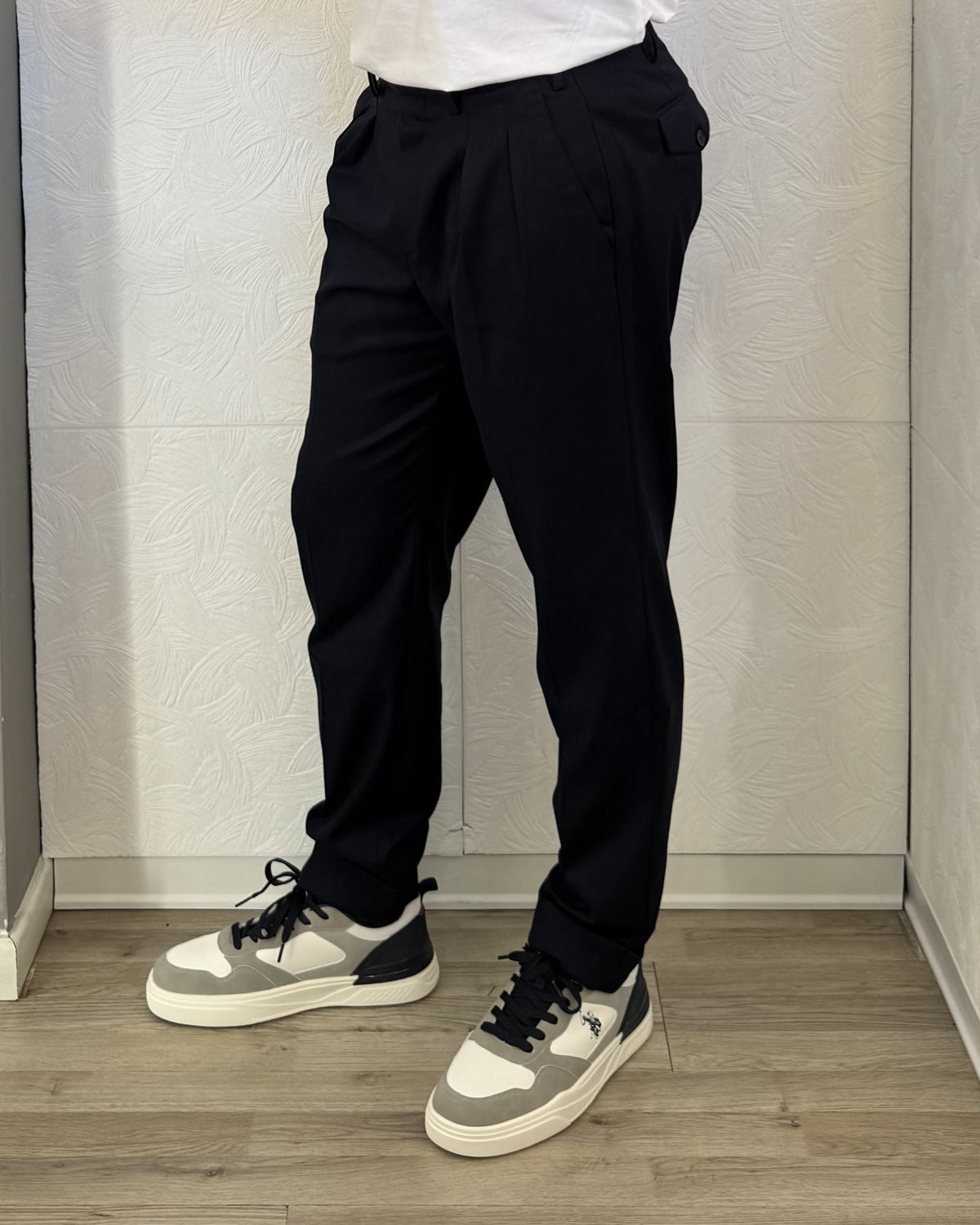 PANTALONE CHINO " A900 2015" BLU