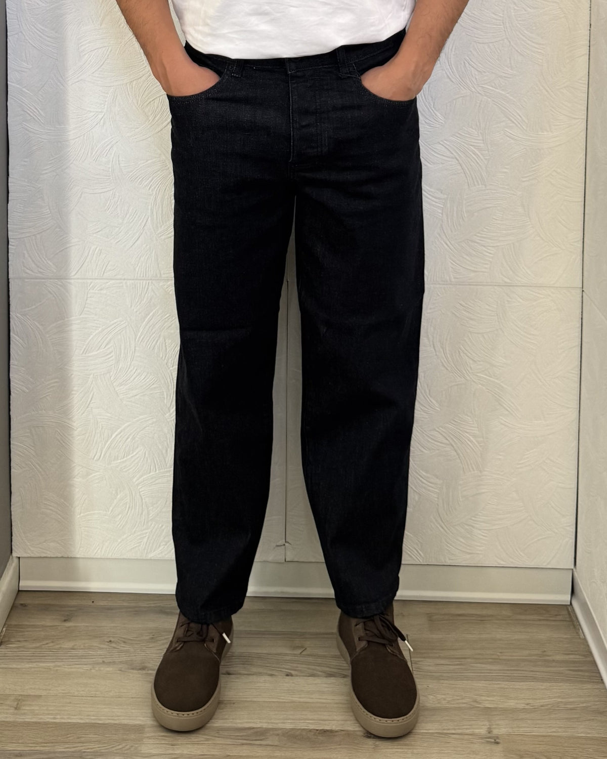 JEANS STRAIGHT FIT " PJI 1883H" DENIM BLU