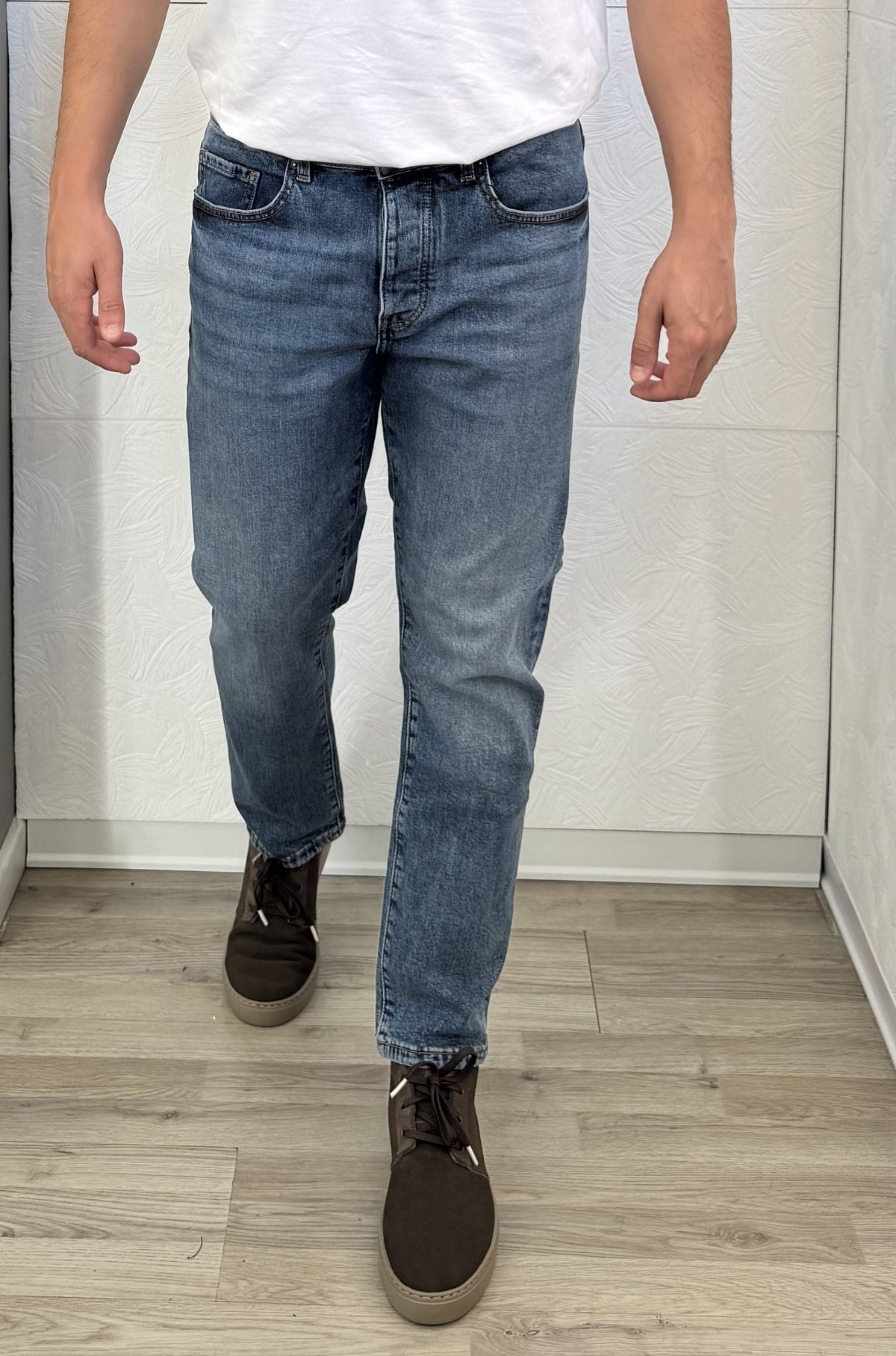 JEANS TAPERED FIT " PJI 1860" DENIM