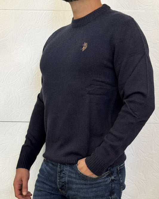 MAGLIA GIROCOLLO " JOEY 173038" BLU