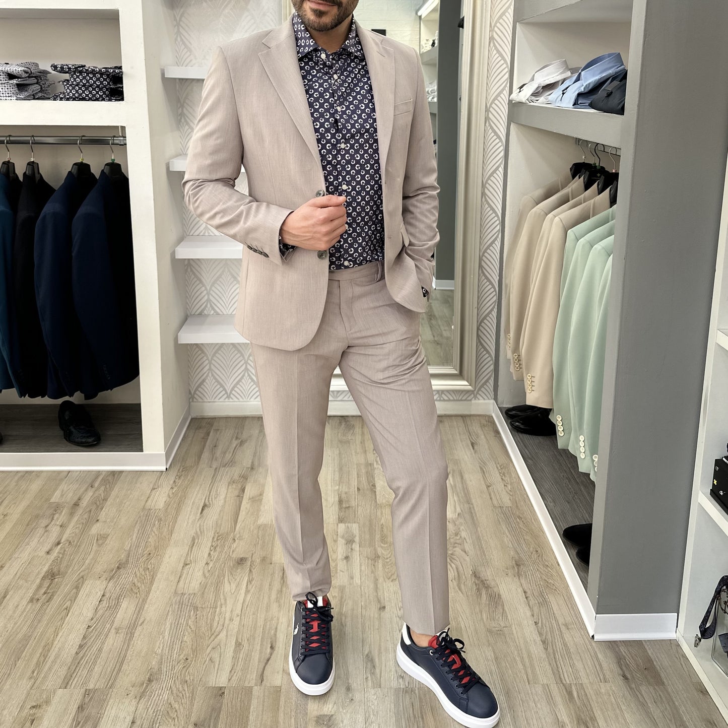 ABITO A300 P017 30 GRIGIO PERLA