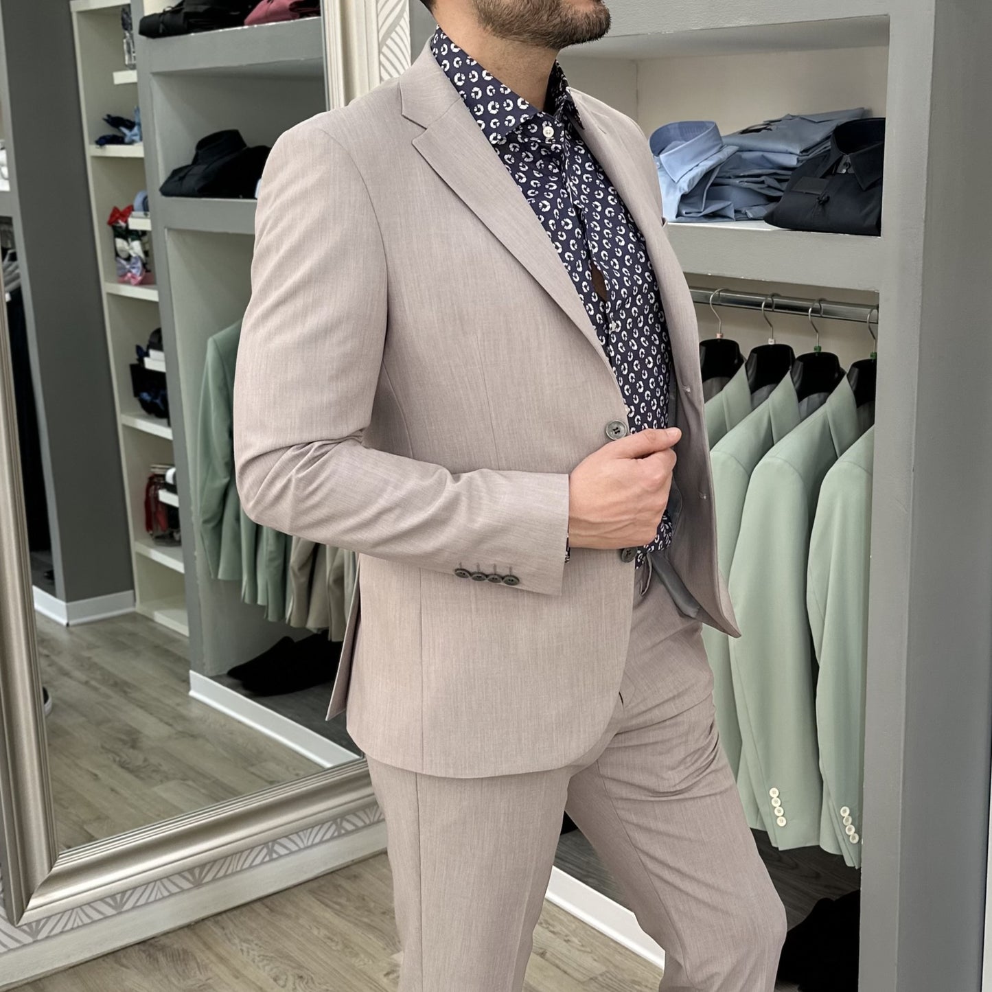 ABITO A300 P017 30 GRIGIO PERLA