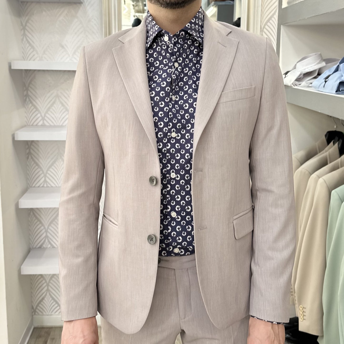 ABITO A300 P017 30 GRIGIO PERLA