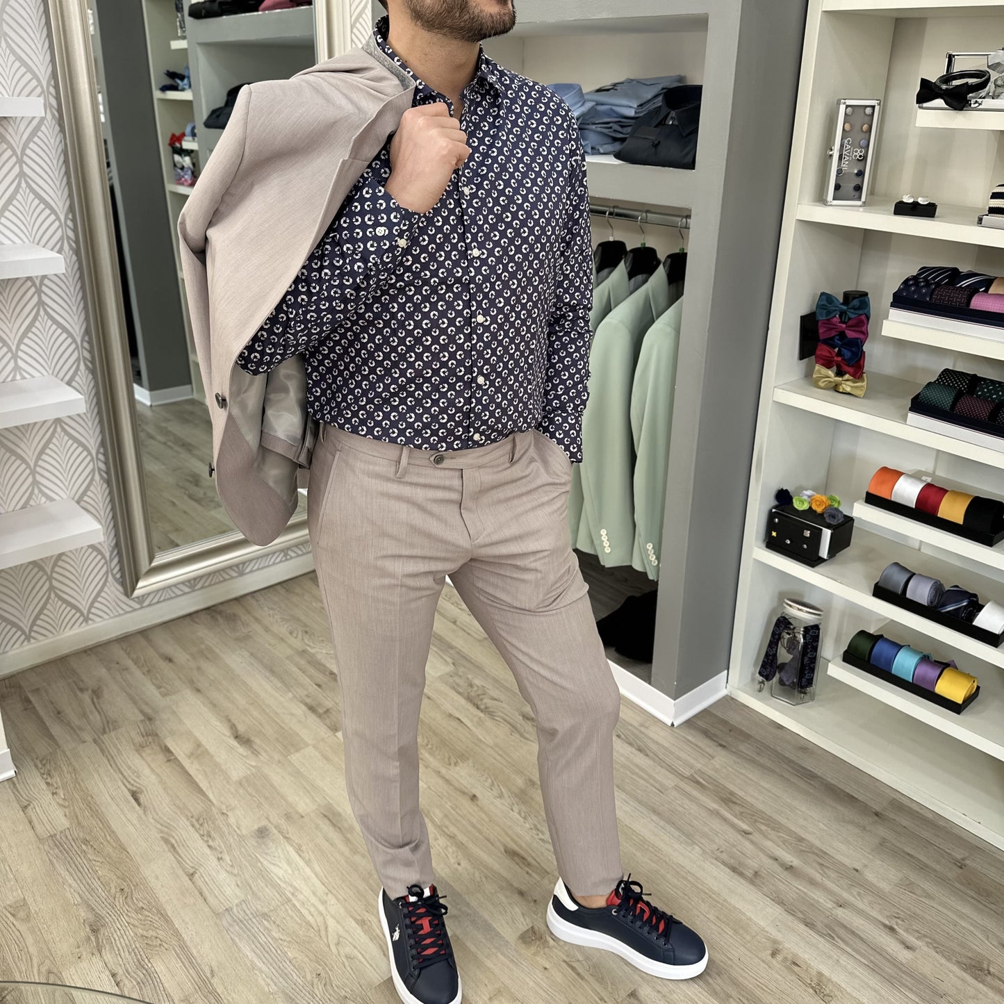 ABITO A300 P017 30 GRIGIO PERLA