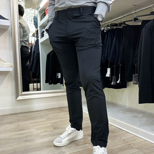 PANTALONE NO IRON PA-6080 BLACK