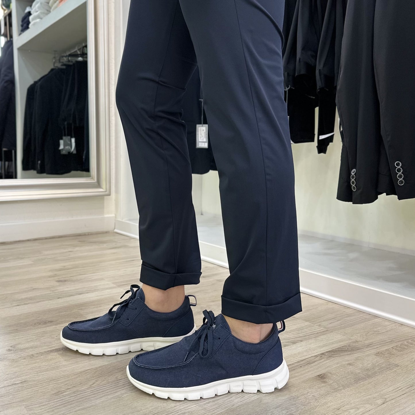 PANTALONE NO IRON PA-6080 NAVY