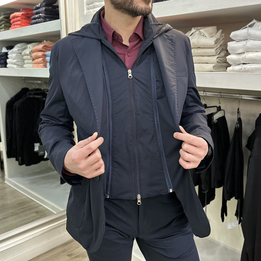 GIACCA NO IRON GI-70200 NAVY
