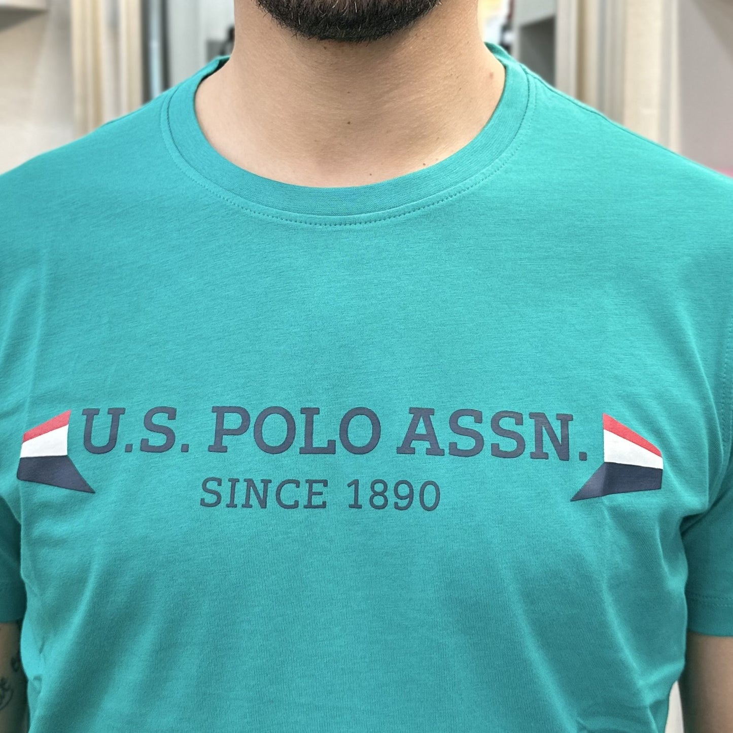 T-SHIRT LUCA 154027 TURQUOISE
