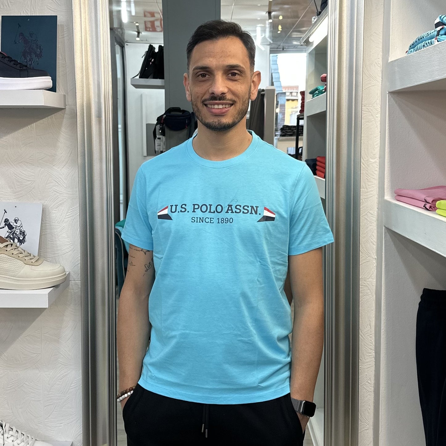 T-SHIRT LUCA 154027 SKY