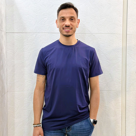 T-SHIRT NO STIRO UGP 4376 NAVY