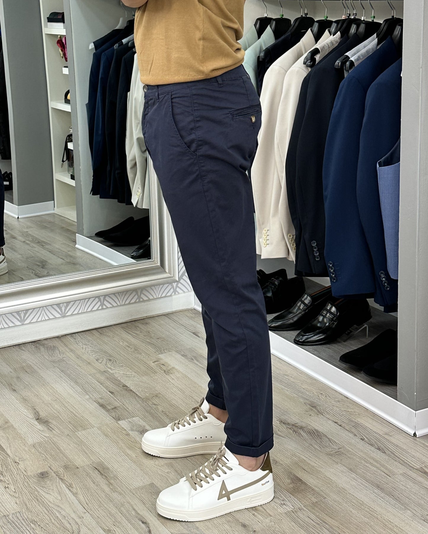 PANTALONE CAPRI "UGP 4201" NAVY