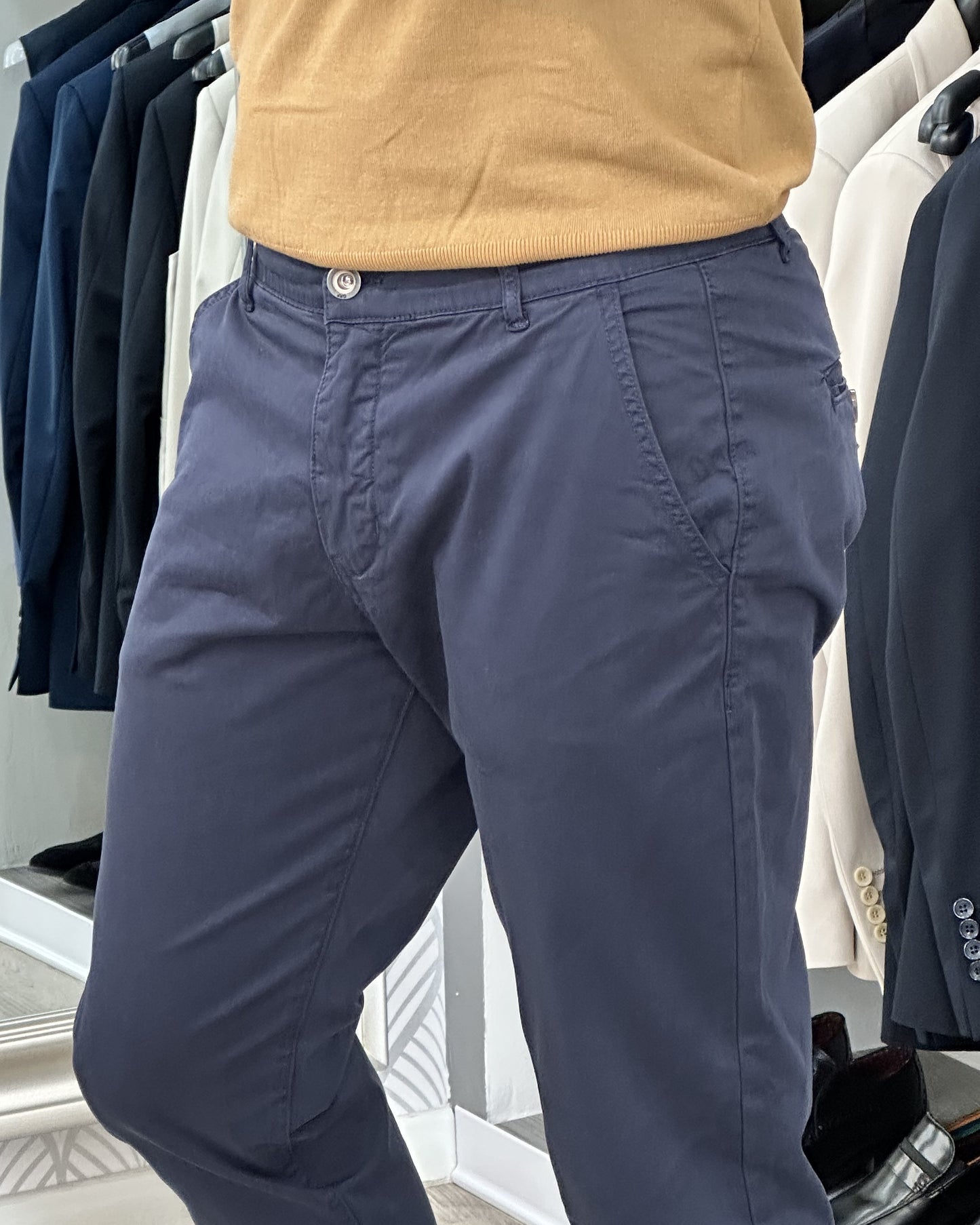 PANTALONE CAPRI "UGP 4201" NAVY