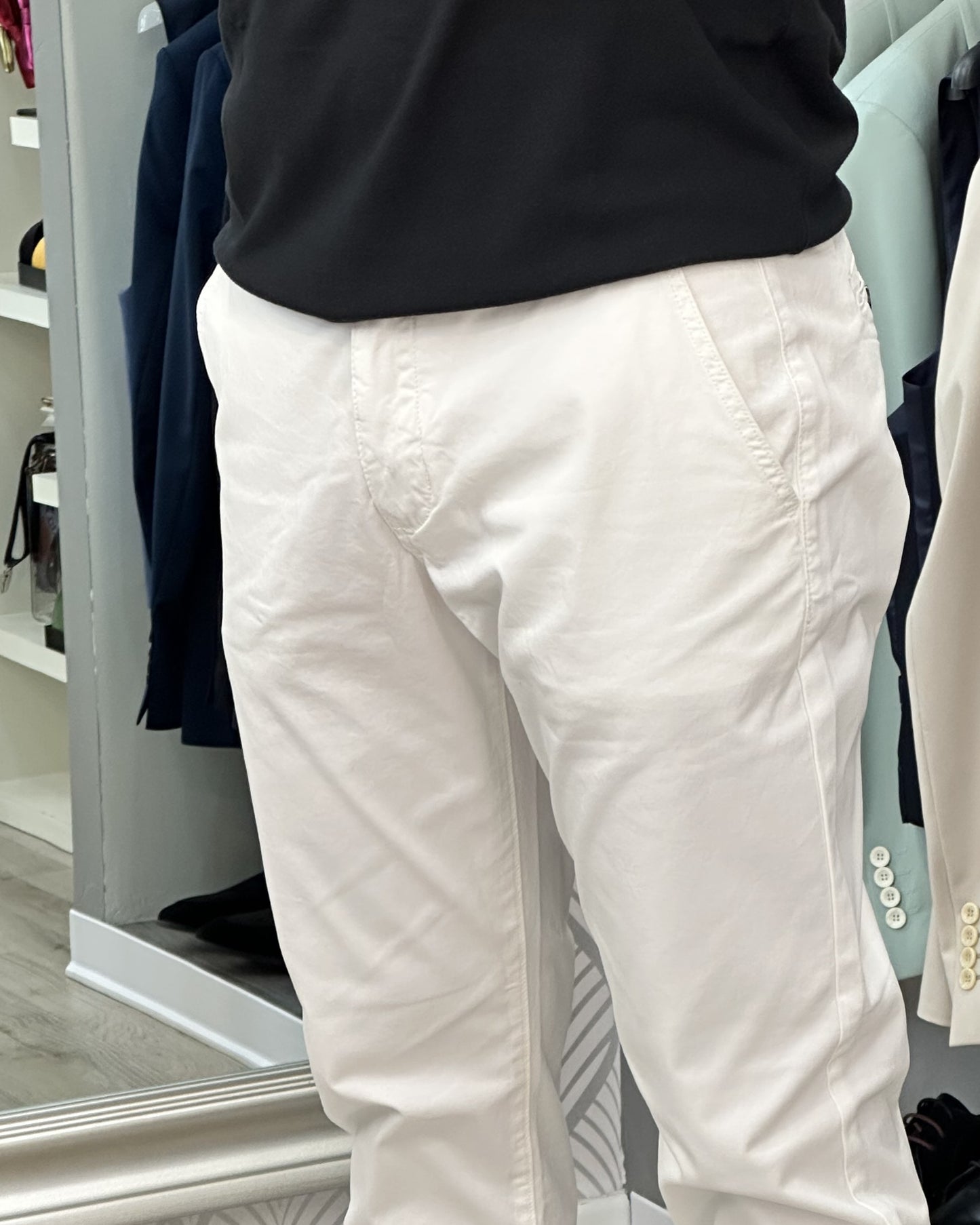 PANTALONE CAPRI "UGP 4201" WHITE