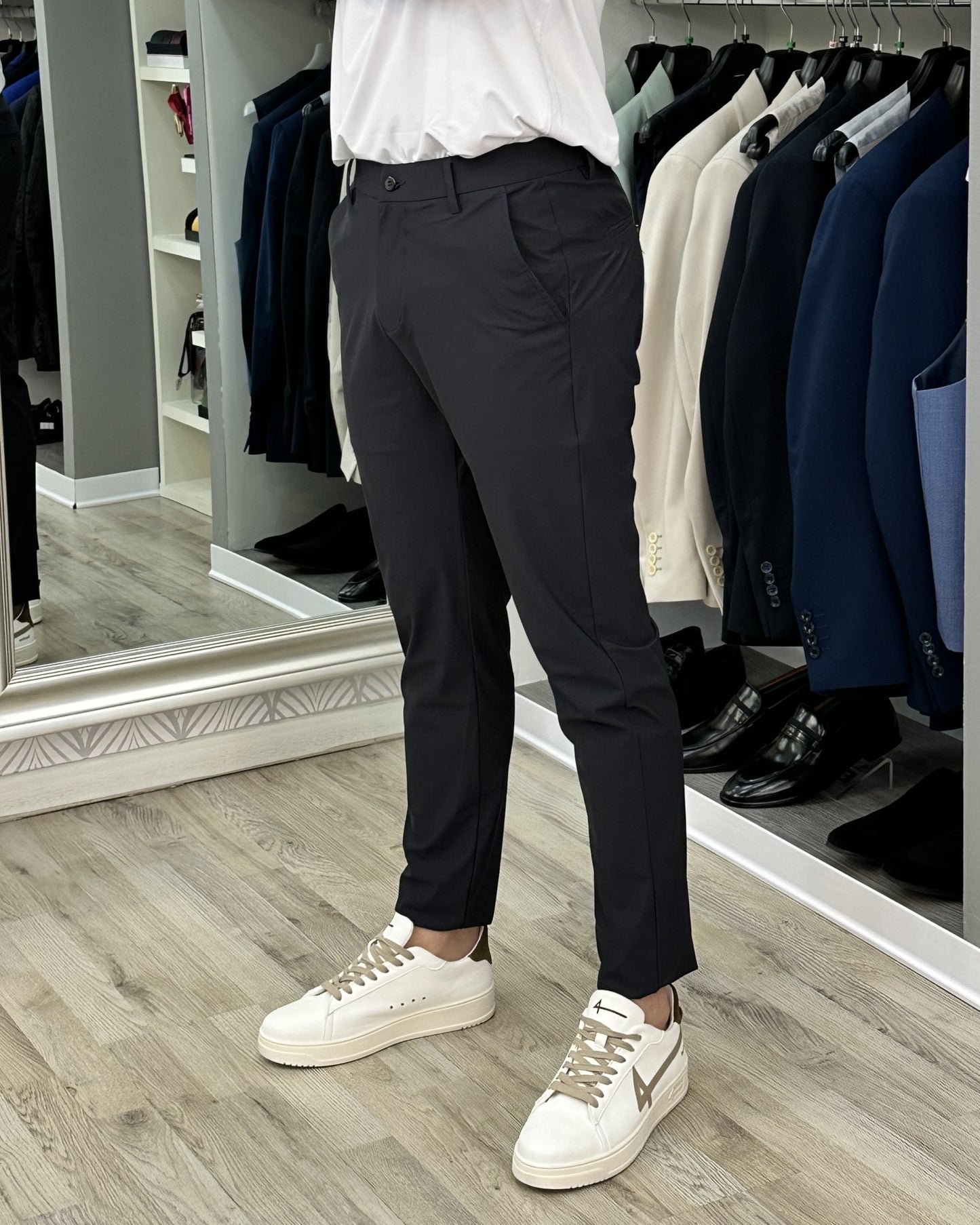 PANTALONE NO STIRO "UGP 4234" NAVY
