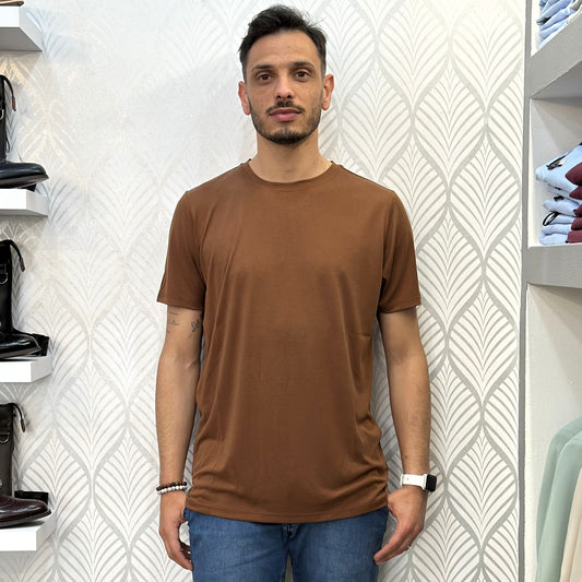 T-SHIRT BASIC UGP 4270 TOBACCO