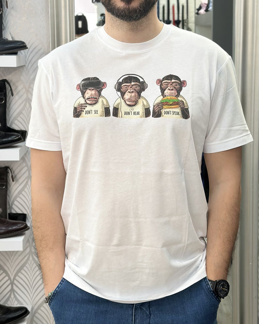 T-SHIRT GORILLAZ UGP 4370 WHITE