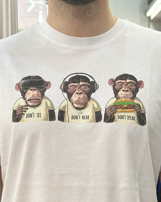 T-SHIRT GORILLAZ UGP 4370 WHITE