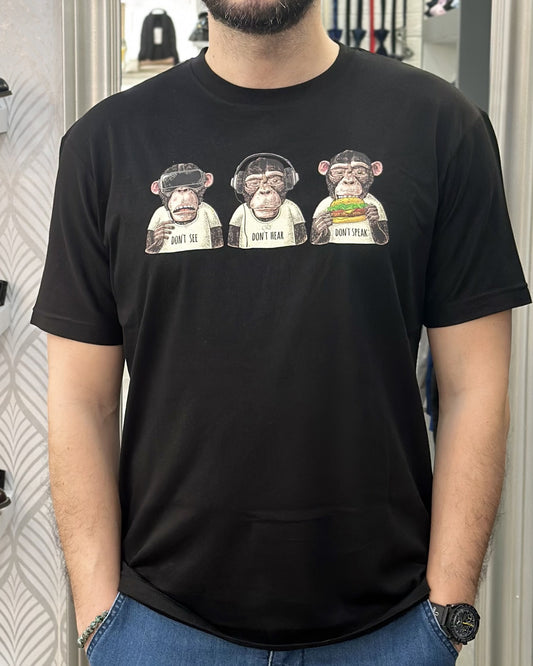 T-SHIRT GORILLAZ UGP 4370 BLACK