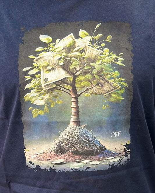 T-SHIRT RICCANZA UGP 4362 NAVY