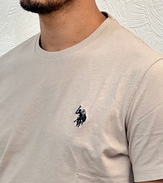 T-SHIRT M.CORTA " LUCA 154008" BEIGE