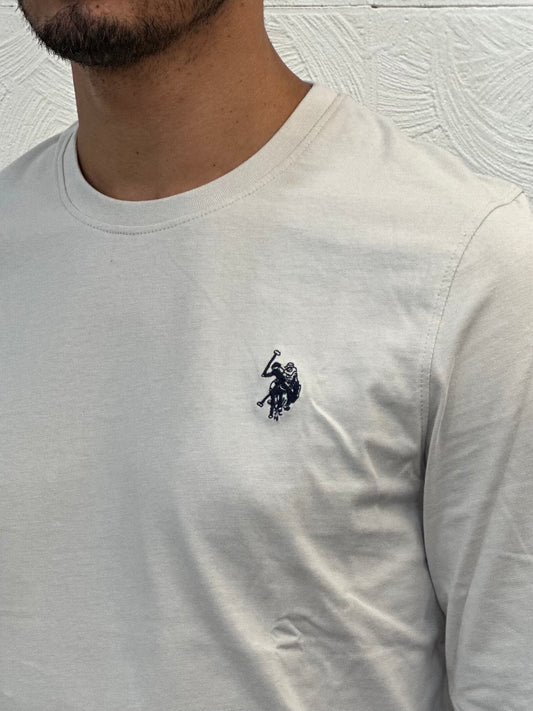 T-SHIRT M.LUNGA " JOEL 168003" GHIACCIO