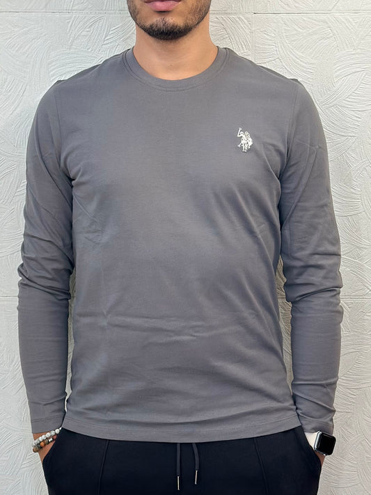 T-SHIRT M.LUNGA " JOEL 168003" GRIGIO
