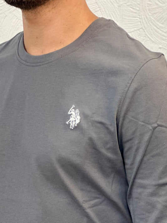 T-SHIRT M.LUNGA " JOEL 168003" GRIGIO