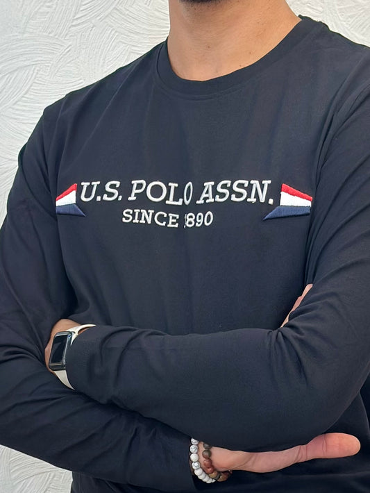 T-SHIRT M.LUNGA " JOEL 168004" NERO