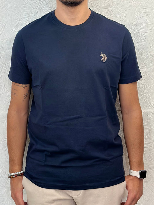 T-SHIRT M.CORTA " LUCA 154008" NAVY