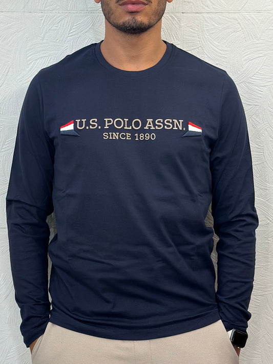 T-SHIRT M.LUNGA " JOEL 168004" NAVY
