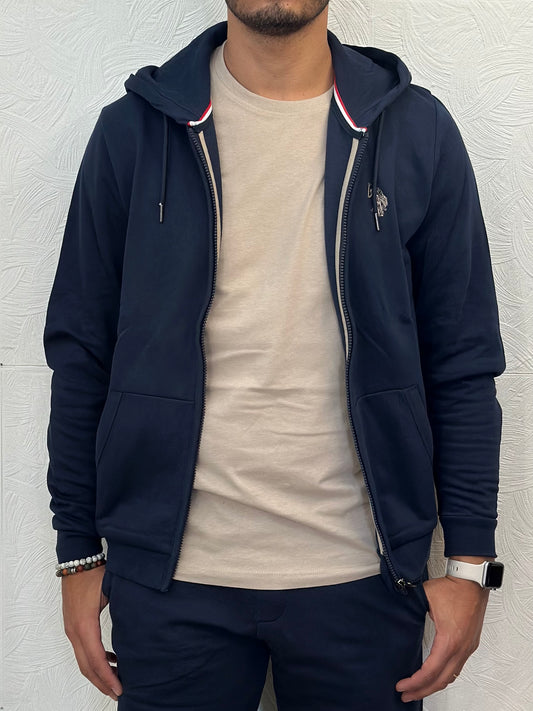 FELPA CAPPUCCIO " NICO 162011" NAVY