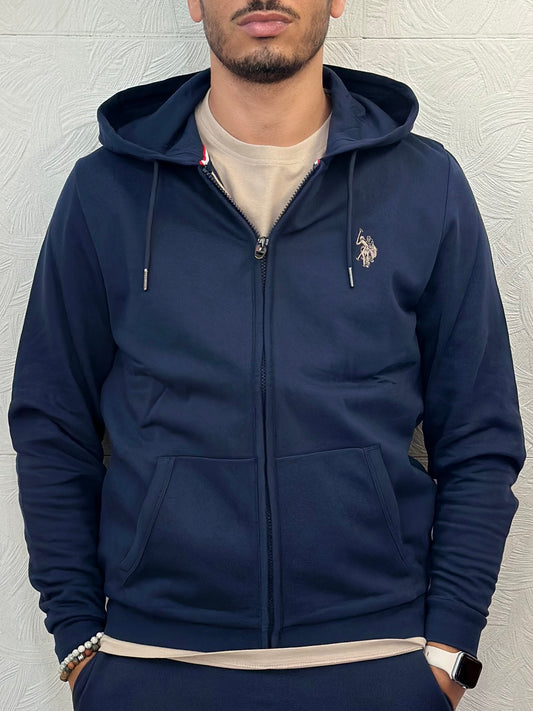 FELPA CAPPUCCIO " NICO 162011" NAVY