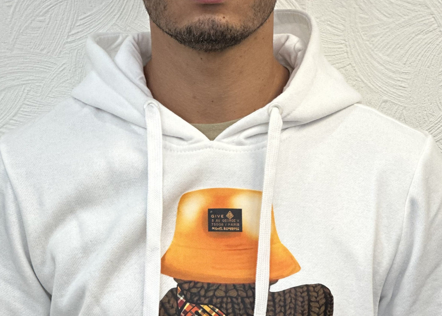 FELPA CAPPUCCIO " TADDY" PANNA