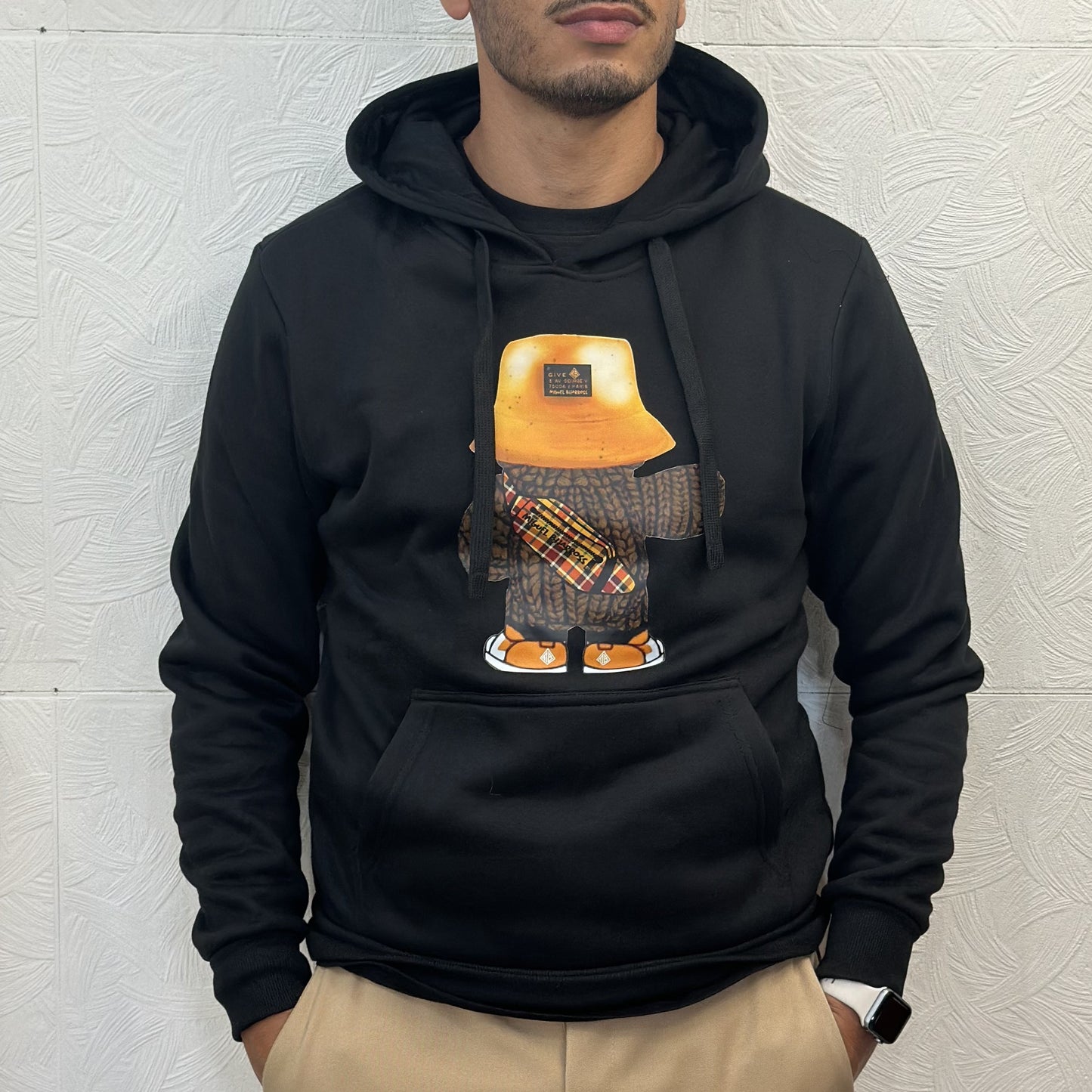FELPA CAPPUCCIO " TADDY" NERO