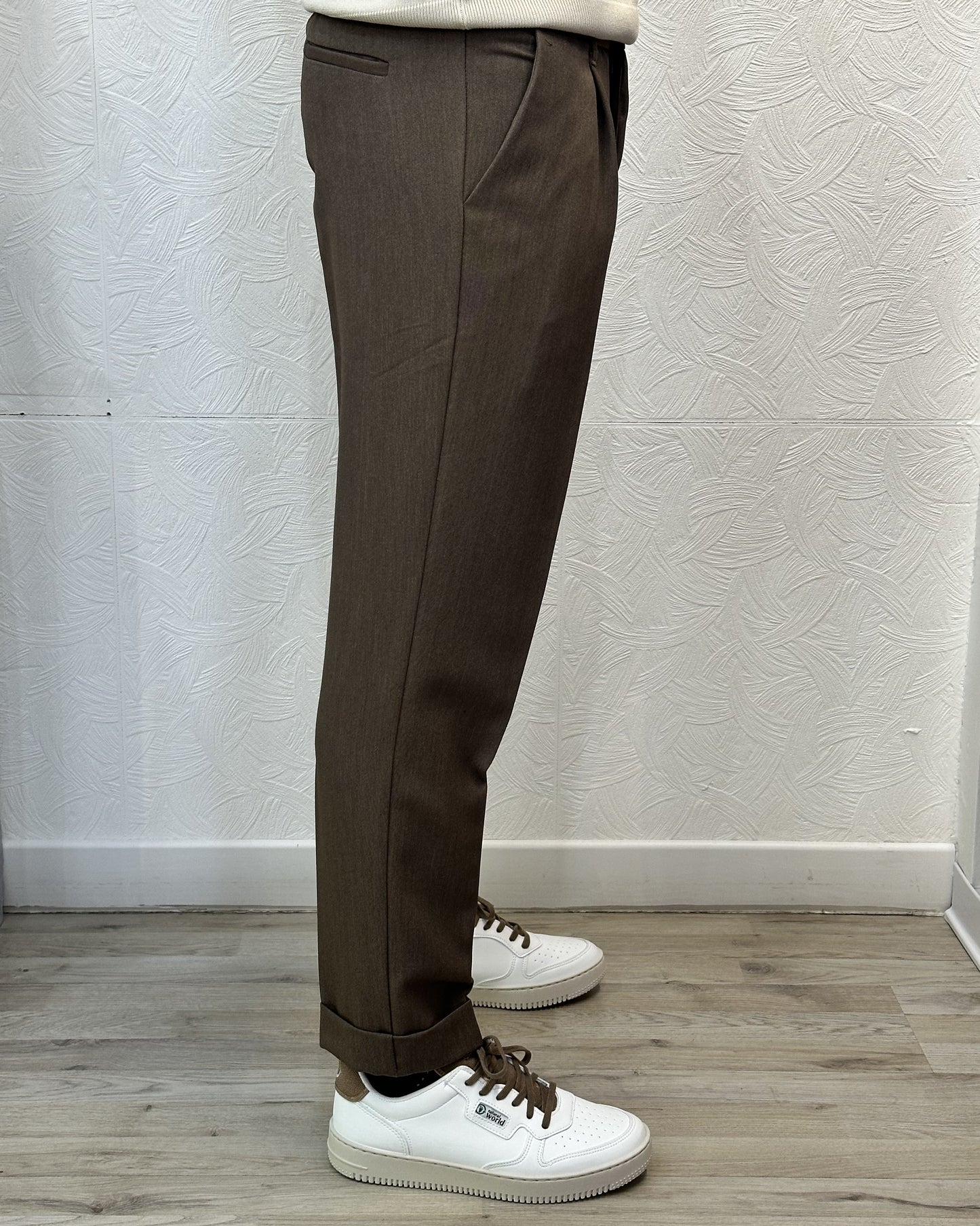 PANTALONE CAPRI " 033331" MORO