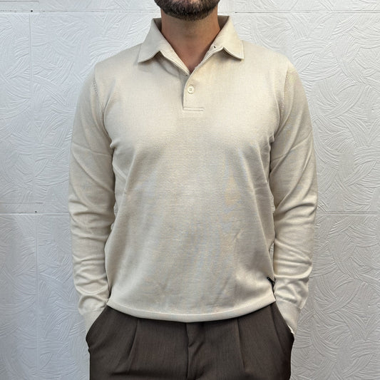 POLO M.LUNGA " UGF 3604" NATURALE