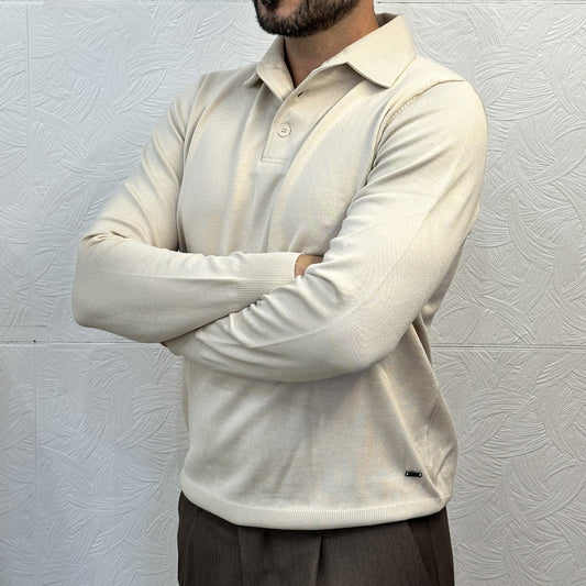 POLO M.LUNGA " UGF 3604" NATURALE