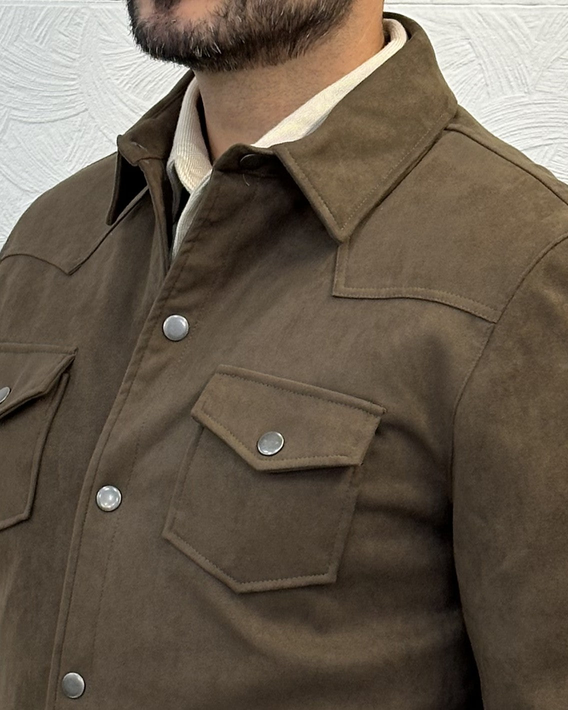 GIUBBOTTO CAMICIONE " JM TEWS" BROWN