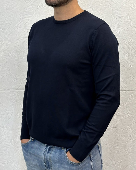 MAGLIA GIROCOLLO " UGF 3600" NAVY