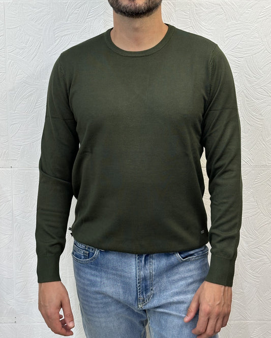 MAGLIA GIROCOLLO " UGF 3600" VERDE
